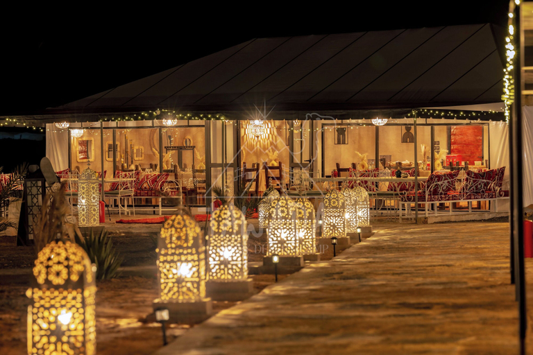 Outdoor banquet area, TAWADA LUXURY DESERT CAMP, Errachidia