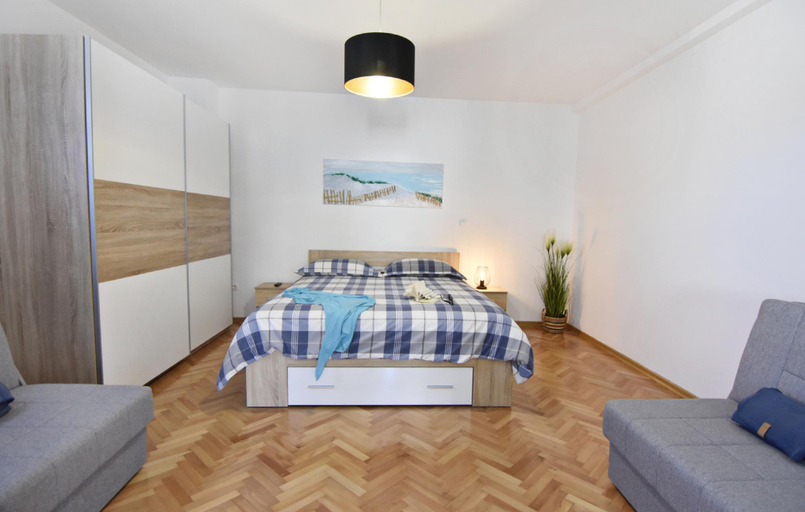 Bedroom 2, Apartment with garden and BBQ area, Umag
