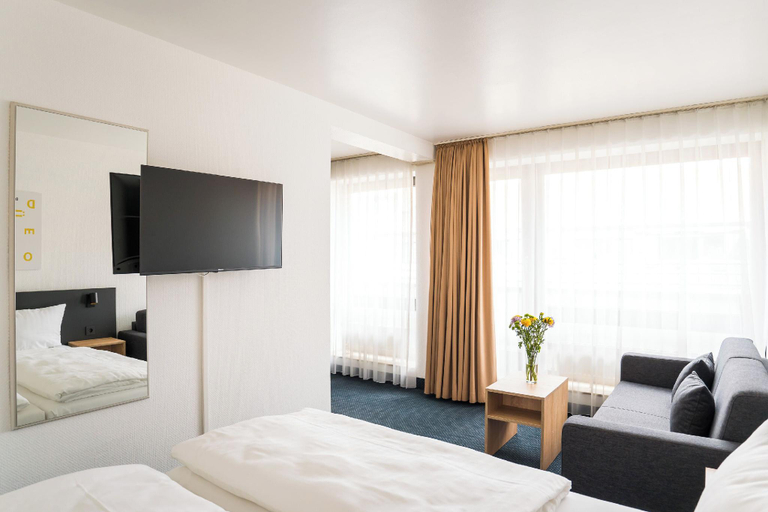 Bedroom 2, Novum Hotel an der Ko Dusseldorf, Düsseldorf
