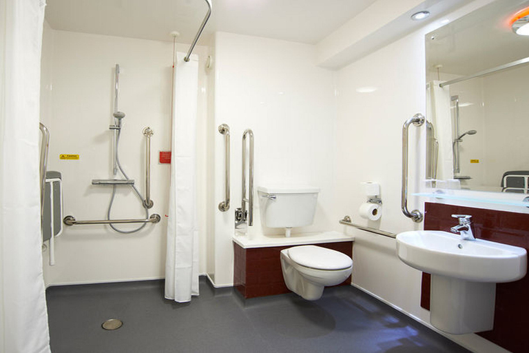 Bathroom 4, Travelodge Camberley Central, Surrey