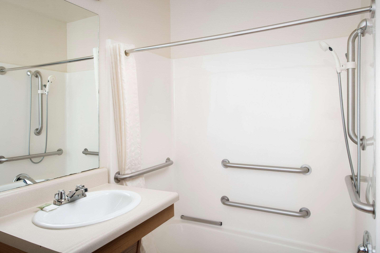 Bathroom 4, Woodspring Suites Wichita North, Sedgwick