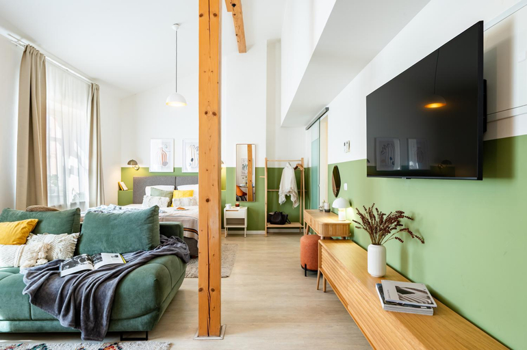 Bedroom, MIZU House by Prague Days, Praha 1