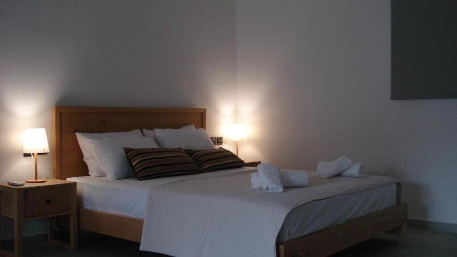 Bedroom 4, Heliopetra Sea View Studios, Central Greece