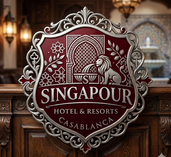 Interior detail, Singapour Hotel, Casablanca