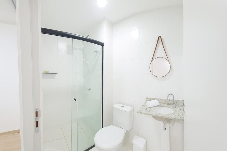 Bathroom 2, Apartamento Ponta Negra Manaus, Maués