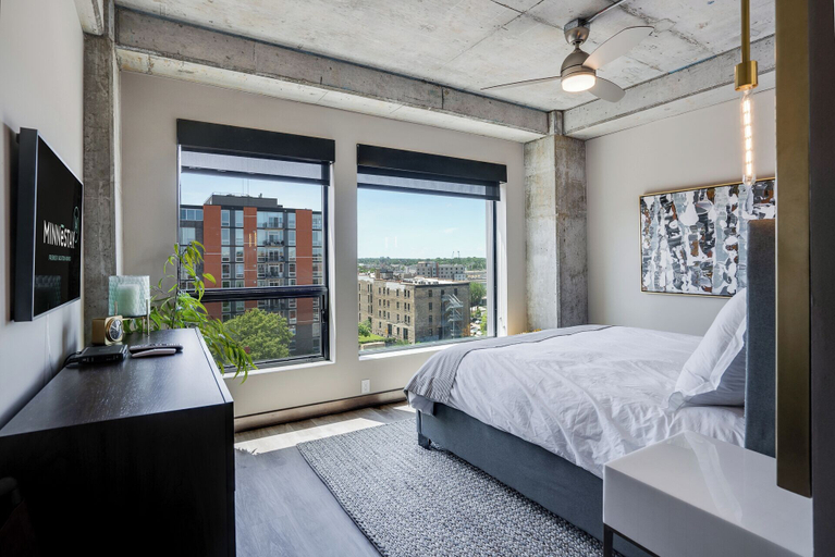 Bedroom 3, Sable 501 - Luxury Two Story Loft, Hennepin