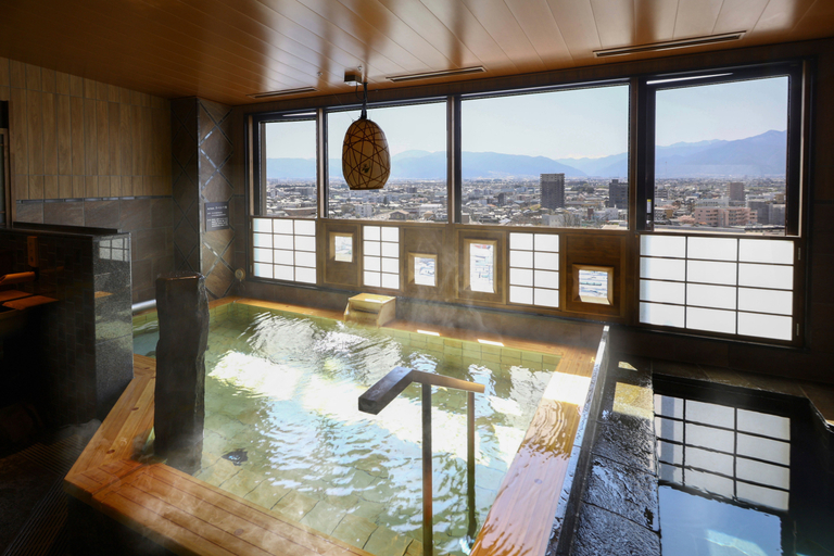 Bathroom 4, Onyado Nono Matsumoto Hot Spring, Matsumoto