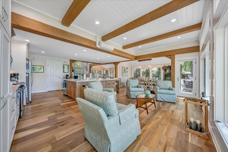 Interior 4, Lake Grace - Lakefront, Private Dock & Hot Tub, Bedford