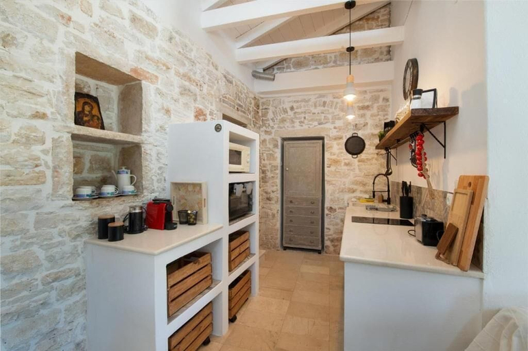 Private kitchen, Malethonas Cottage by All About Paxos, Ionian Islands