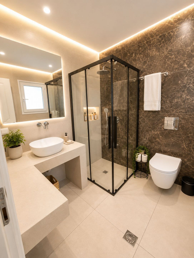 Bathroom 2, Villa Mabech, Crete