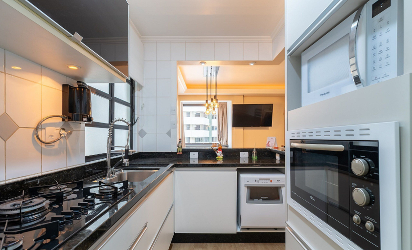 Private kitchen 5, Apartin a Building W/parking in Joao Paulo Boo0301, Florianopolis