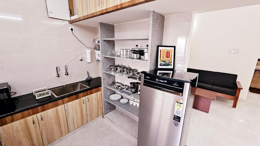 Private kitchen 2, Chippy Service Apartments No 11, Kancheepuram