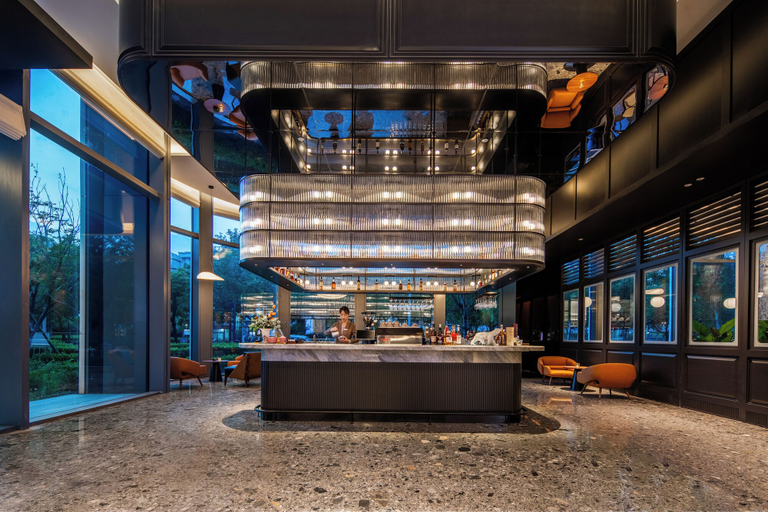 Bar (on property), Shanghai Lujiazui Riverside Center IntercityHotel, Shanghai