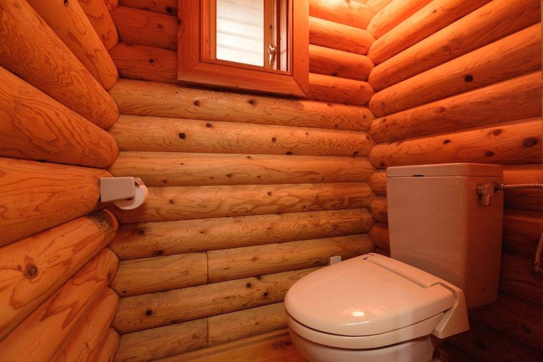 Bathroom 3, LOG CABIN Kinoko no Sato, Beppu