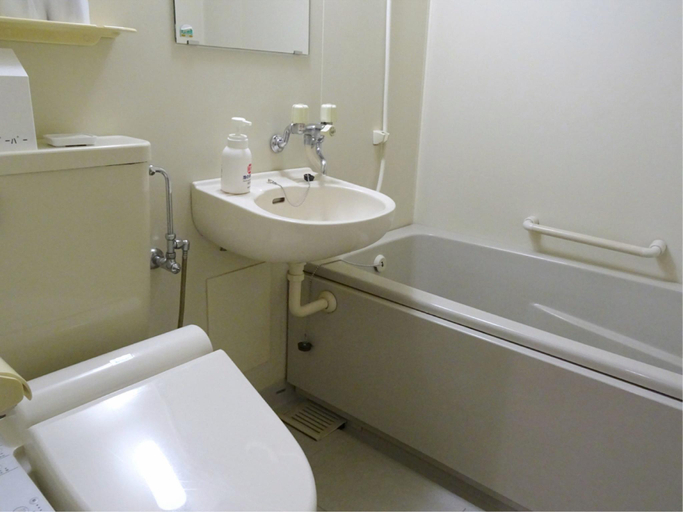 Bathroom 4, Ryokan Narita Onsen, Kōriyama