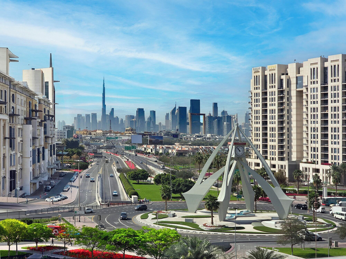 View from property, Kingsgate Hotel Clocktower, Dubai