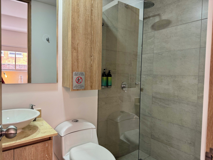 Bathroom, Cozy Loft in 93 park, Santafé de Bogotá