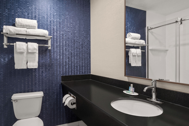 Bathroom 3, Fairfield Inn & Suites by Marriott Chicago Naperville, Dupage