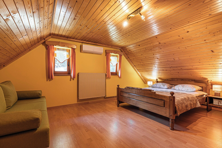Bedroom 3, Kunstek Farmhouse w/ Private Sauna, Rogatec