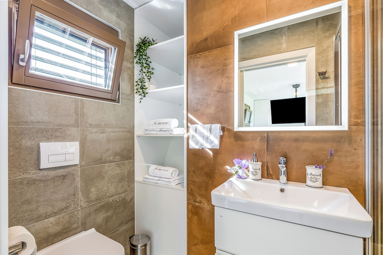 Bathroom 3, Riverside Suite Mobile Homes, Metlika