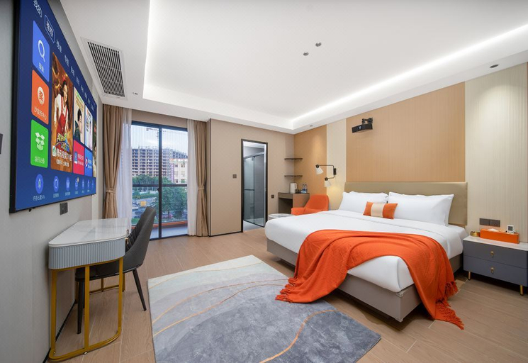 Bedroom 3, Guangzhou Yashe International Apartment, Guangzhou