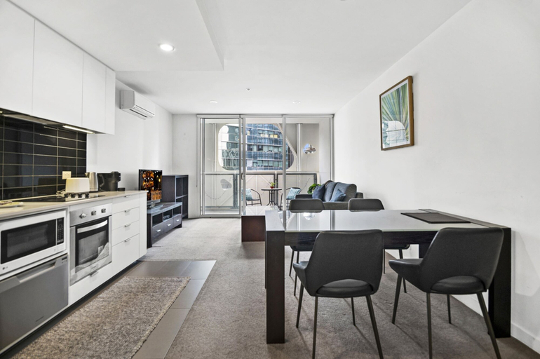 Interior 5, 1BR Docklands Walk to Marvel Stadium + Balcony, Melbourne