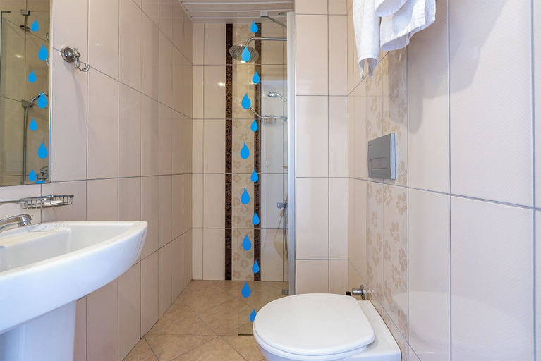Bathroom 4, Gallion Hotel, Alanya