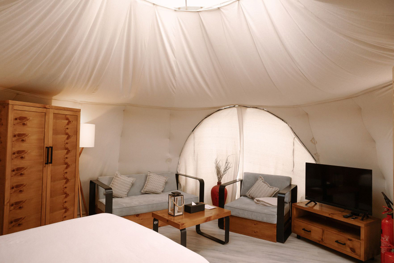 Bedroom 4, Pura Eco Retreat Jebel Hafit Desert Park, Al Ain