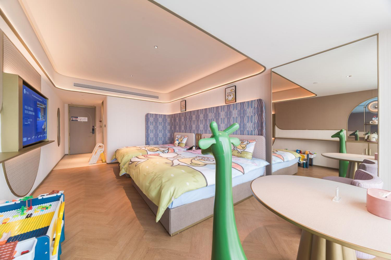 Bedroom 2, Manxin Hotel Shenzhen Nanshan Science Park Nantou Ancient City, Shenzhen