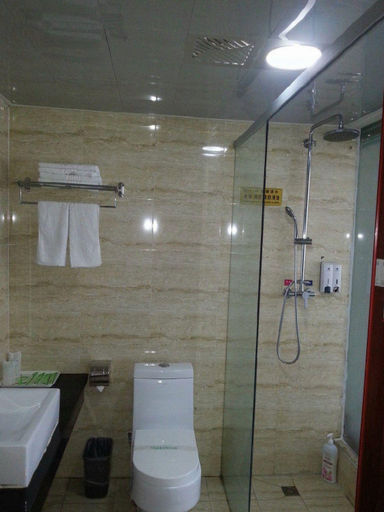 Bathroom 3, Guo Bin Hotel, Shiyan