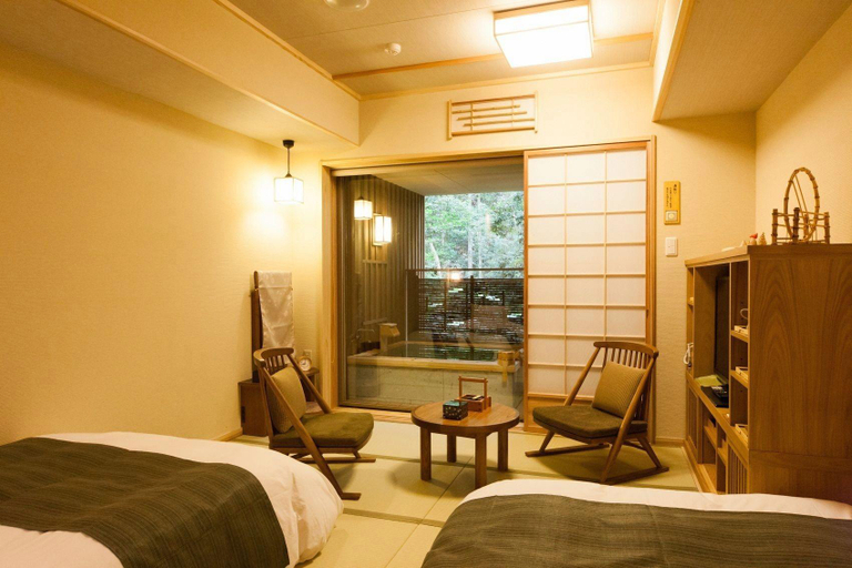 Bedroom 2, Ryokan Ikyu with Private Bath facility -Kyoritsu Resort, Ise