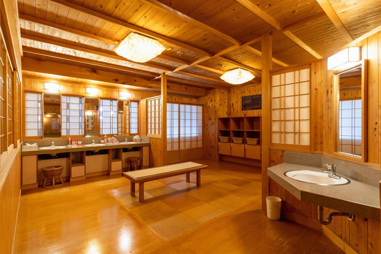 Bathroom 3, Kikyoutei Yumotoya Hotel, Matsumoto