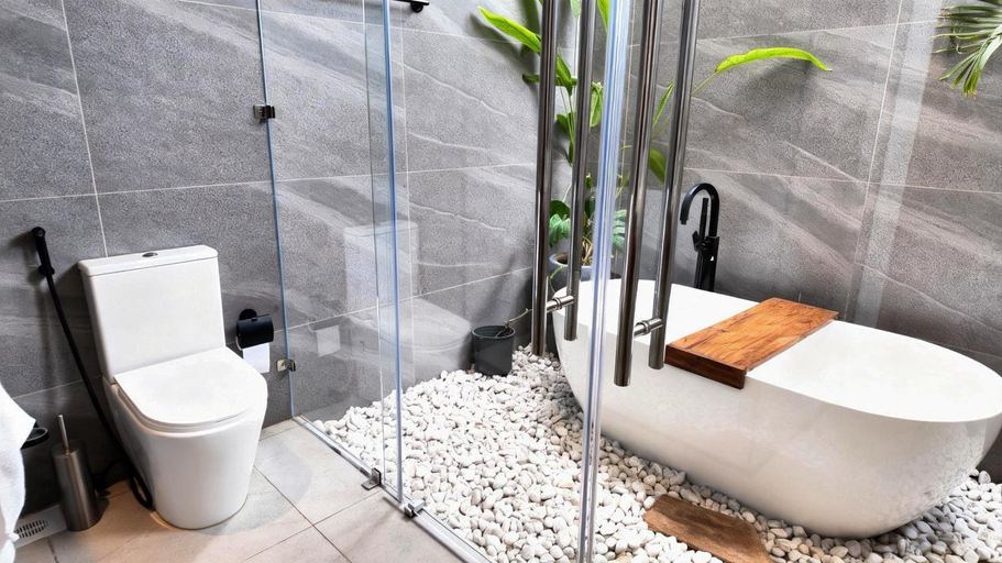 Bathroom 3, Emerald Villas by Paje Emerald Escapes Ltd, Kusini