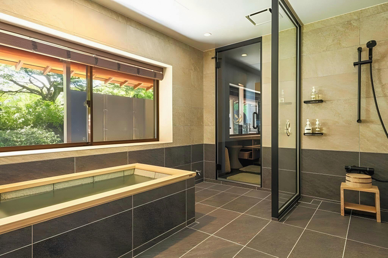 Bathroom 4, Beautiful Japanese Garden Kagetsu, Fuefuki