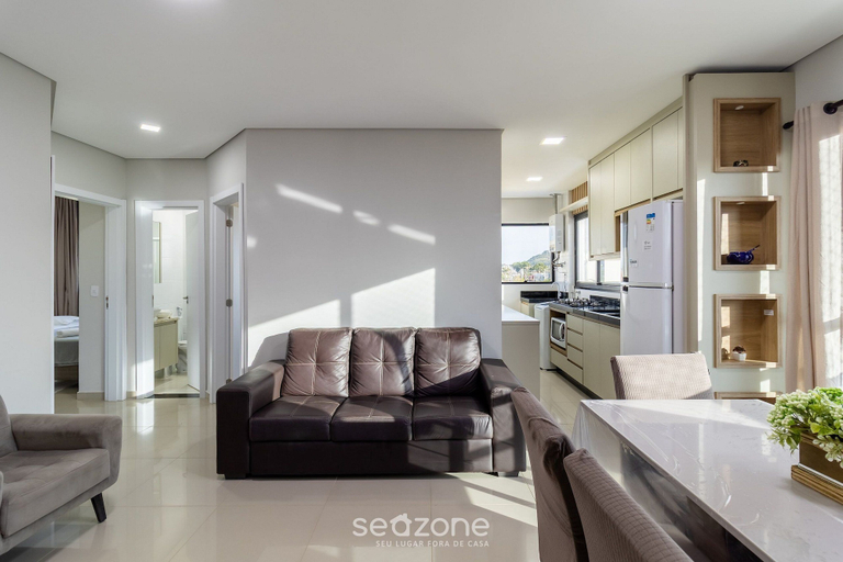 Living area 3, Apt With BBQ at Ingleses Beach Pnj0203, Florianopolis