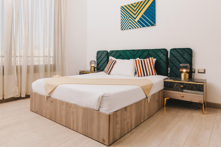 Bedroom 2, The Suites by Elegant Hospitality - near AUC, New Cairo City