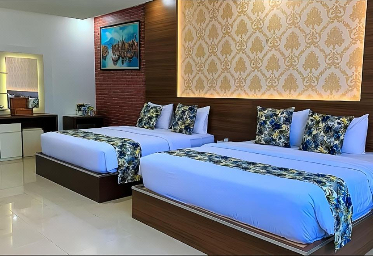 Bedroom 5, Crown Hotel Pangandaran (Syariah), Pangandaran