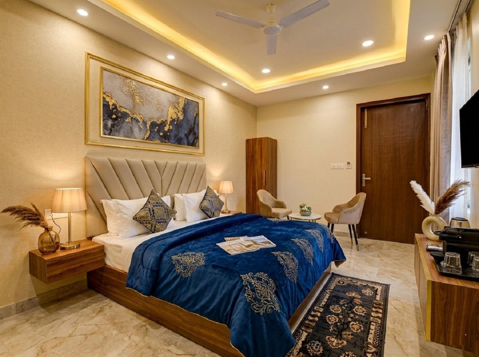 Bedroom 5, Hotel Aero Vista Near Aerocity, Delhi