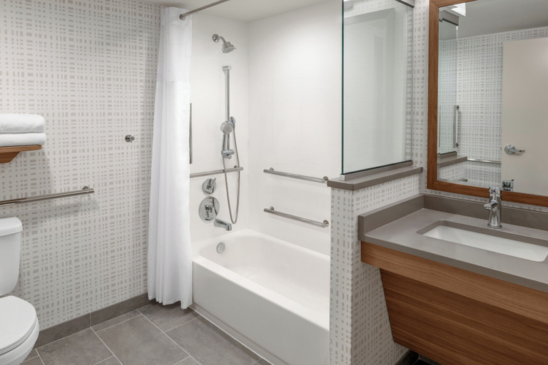 Bathroom 4, Hampton Inn Washington-Dulles Int'l Airport South, Fairfax
