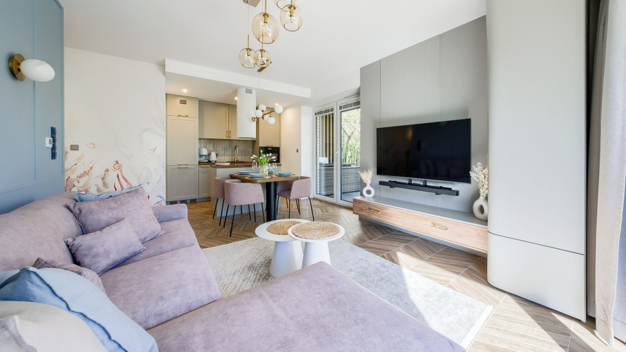 Living area 3, Apartamenty Sun&Snow Nowe Międzywodzie, Kamień