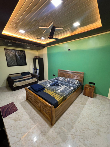 Bedroom, N cube villa, Pune