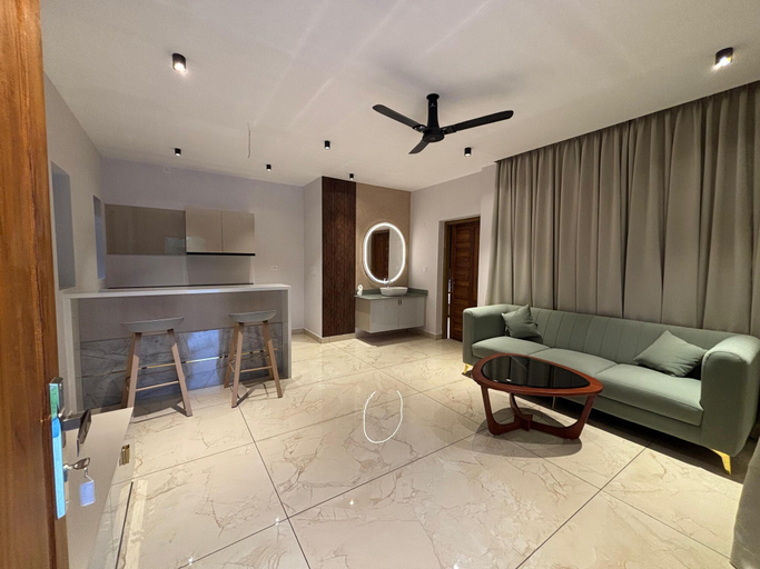 Living area, Kaveri Pool Pavilion, Kollam