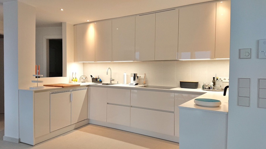 Private kitchen, Villa Abetaia With Pool And Lake View, Brescia