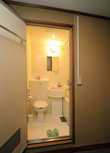 Bathroom 3, Rakki Onsen Ryokan, Yamanouchi