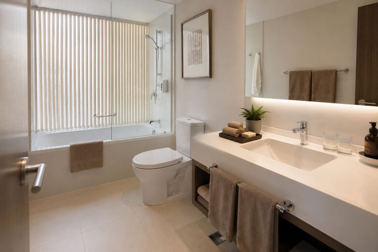 Bathroom, Veltrona Hotel & Suites, Toronto