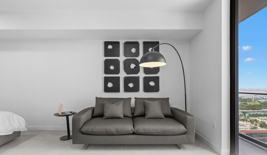Living area 5, 501 First Studio Pool Access and Pet Spa, Miami-Dade