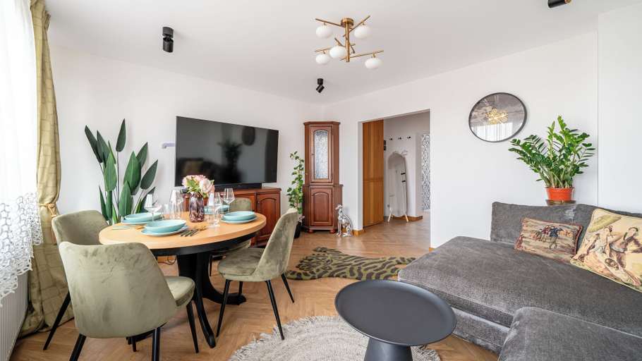 Living area, Apartamenty Sun&Snow Skwer Kościuszki, Gdynia