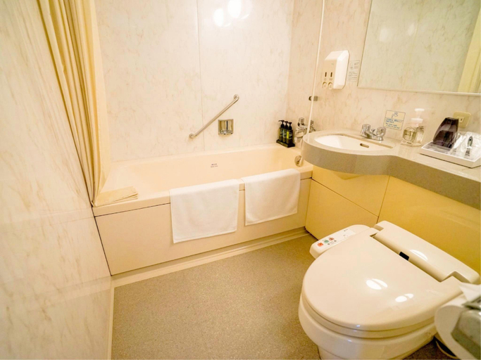 Bathroom, Hotel AreaOne Wadayama, Asago