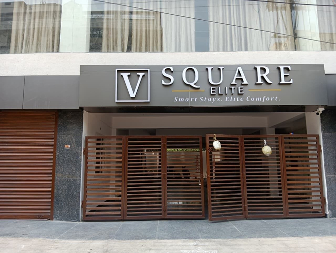 Exterior detail, V SQUARE ELITE, Ranga Reddy