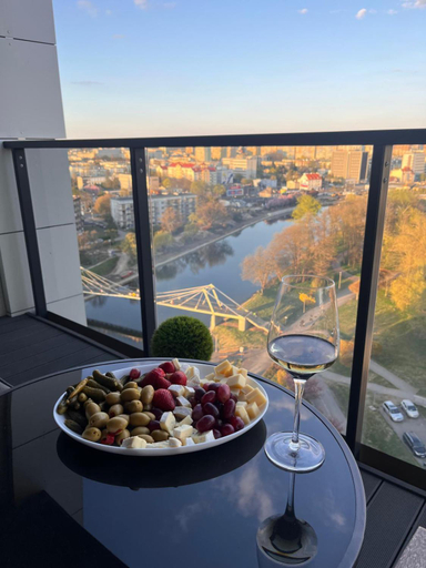Food & Drinks, River Tower 14th Floor Luxury, Kler Design, City and Nature View, Bydgoszcz City